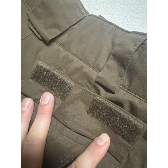 Y2K Burton Snowboarding Pants Men's Size Small Insulated Waterproof Brown Cargo - Picture 10 of 14